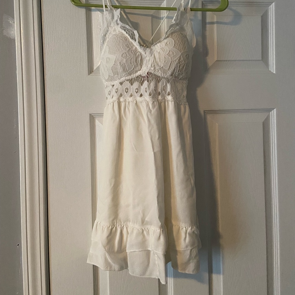 Bralette lace dress